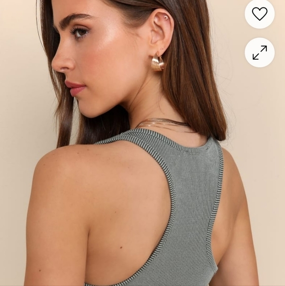 Lulu's Burgundy Ribbed Halter Maxi Dress Comfy Cool Classic Summer Staple Sz M - Picture 8 of 11